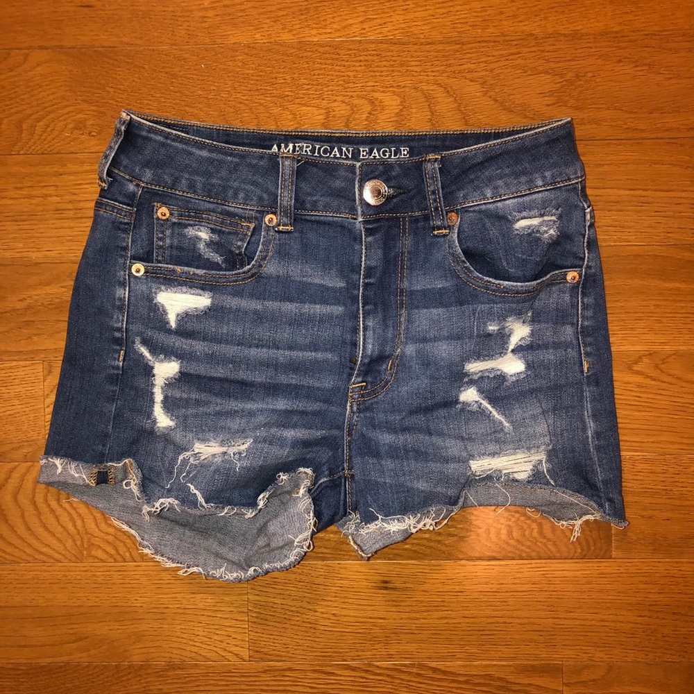 American eagle women’s jean shorts